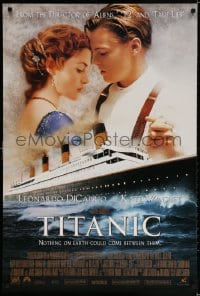 3r956 TITANIC style B int'l DS 1sh 1997 Leonardo DiCaprio, Kate Winslet, directed by James Cameron!