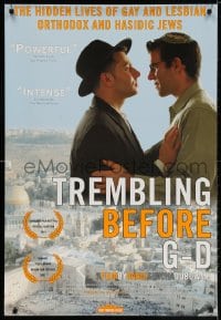 3r965 TREMBLING BEFORE G-D DS 1sh 2001 Sandi Simcha Dubowski, gay & lesbian Hasidic!