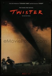 3r968 TWISTER int'l advance DS 1sh 1996 May 17 style, Bill Paxton & Helen Hunt tornados!