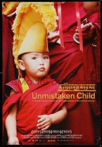 3r972 UNMISTAKEN CHILD 1sh 2009 religious reincarnation documentary!