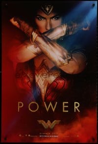 3r996 WONDER WOMAN teaser DS 1sh 2017 sexiest Gal Gadot in title role/Diana Prince, Power!