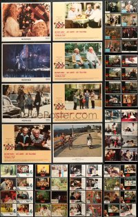 3s209 LOT OF 88 LOBBY CARDS 1960s-1990s incomplete sets from a variety of different movies!
