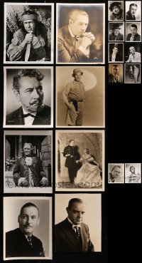 3s330 LOT OF 18 8X10 STILLS 1930s-1950s great portraits of leading & supporting actors!