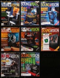 3s068 LOT OF 8 SOUND & VISION MAGAZINES 1999 home theater, audio, video, movies, music & more!
