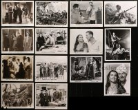 3s333 LOT OF 14 ERROL FLYNN 8X10 STILLS 1930s-1960s great portraits & scenes from his movies!