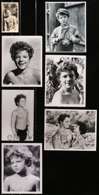 3s379 LOT OF 6 JOHNNY SHEFFIELD 8X10 REPRO PHOTOS 1980s portraits as Boy & Bomba the Jungle Boy!