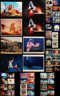 3s371 LOT OF 54 COLOR WALT DISNEY 8X10 REPRO PHOTOS 1990s great animation images!