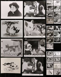 3s306 LOT OF 55 TV AND VIDEO CARTOON 8X10 STILLS 1970s-1990s great animation images!