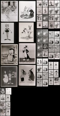 3s302 LOT OF 62 TV AND VIDEO CARTOON 8X10 STILLS 1970s-1990s great animation images!
