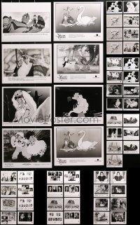 3s307 LOT OF 55 THEATRICAL AND TV CARTOON 8X10 STILLS 1970s-1990s great animation images!