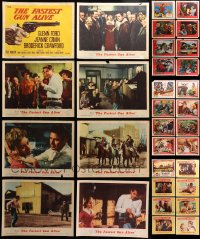 3s221 LOT OF 56 COWBOY WESTERN LOBBY CARDS 1950s complete sets from a variety of different movies!