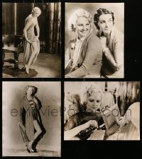 3s050 LOT OF 4 THELMA TODD RE-STRIKE 11X14 STILLS 1970s portraits of the beautiful actress!