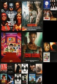 3s420 LOT OF 23 UNFOLDED MINI POSTERS 2000s-2010s great images from a variety of movies!