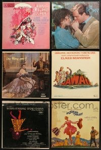 3s023 LOT OF 6 MOVIE SOUNDTRACK ALBUM 33 1/3 RPM RECORDS 1950s-1970s My Fair Lady & more!