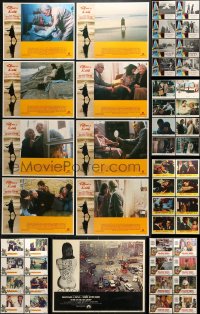 3s217 LOT OF 65 LOBBY CARDS 1960s-1980s mostly complete sets from a variety of different movies!