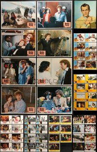 3s218 LOT OF 64 LOBBY CARDS 1960s-1970s mostly complete sets from a variety of different movies!