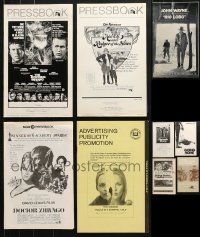 3s268 LOT OF 9 UNCUT PRESSBOOKS 1970s advertising a variety of different movies!
