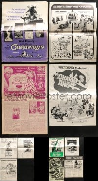 3s265 LOT OF 11 UNCUT PRESSBOOKS 1940s-1970s advertising a variety of different movies!