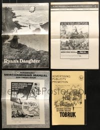 3s272 LOT OF 6 CUT PRESSBOOKS 1960s-1970s advertising a variety of different movies!