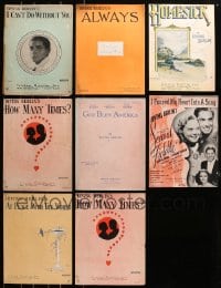 3s092 LOT OF 8 IRVING BERLIN SHEET MUSIC 1920s-1930s a variety of different songs!