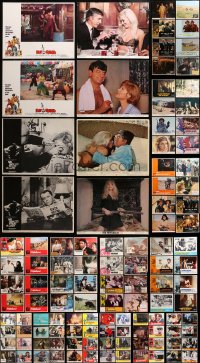 3s185 LOT OF 149 LOBBY CARDS 1960s-1970s incomplete sets from a variety of different movies!