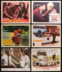 3s245 LOT OF 6 LOBBY CARDS FROM JACK LEMMON MOVIES 1950s-1980s great images from his movies!