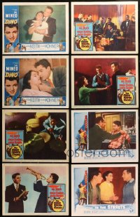 3s241 LOT OF 8 LOBBY CARDS FROM SAL MINEO MOVIES 1950s-1960s great images from his movies!