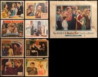 3s240 LOT OF 9 LOBBY CARDS 1930s-1940s great scenes from a variety of different movies!