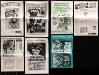 3s271 LOT OF 7 UNCUT PRESSBOOKS 1950s-1960s advertising a variety of different movies!