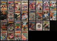 3s073 LOT OF 27 AVENGERS COMIC BOOKS 1980s all your favorite Marvel Comics characters!
