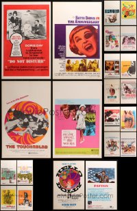 3s012 LOT OF 22 WINDOW CARDS 1960s great images from a variety of different movies!
