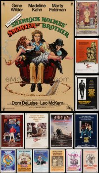 3s166 LOT OF 16 FOLDED ONE-SHEETS 1970s-1990s great images from a variety of different movies!