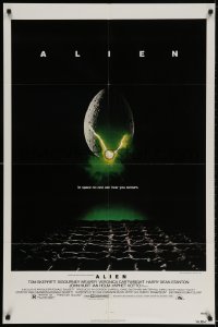3t026 ALIEN NSS style 1sh 1979 Ridley Scott outer space sci-fi monster classic, cool egg image!