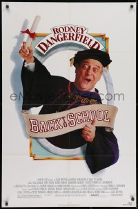3t057 BACK TO SCHOOL 1sh 1986 Rodney Dangerfield goes to college with his son, great image!