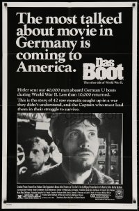 3t193 DAS BOOT advance 1sh 1982 The Boat, Wolfgang Petersen German WWII submarine classic!