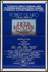 3t208 DEER HUNTER 1sh 1978 directed by Michael Cimino, Robert De Niro, Christopher Walken!