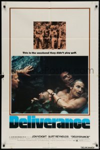 3t209 DELIVERANCE 1sh 1972 Jon Voight, Burt Reynolds, Ned Beatty, John Boorman classic!