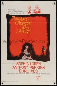 3t213 DESIRE UNDER THE ELMS 1sh 1958 sexy Sophia Loren, Anthony Perkins, Eugene O'Neill play!