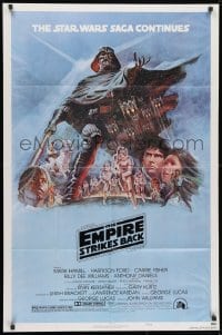 3t259 EMPIRE STRIKES BACK style B NSS style 1sh 1980 George Lucas classic, art by Tom Jung!