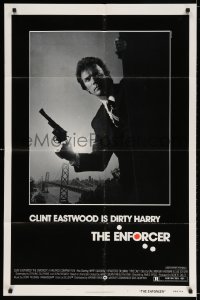 3t262 ENFORCER 1sh 1976 classic image of Clint Eastwood as Dirty Harry holding .44 magnum!