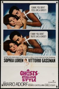 3t325 GHOSTS - ITALIAN STYLE int'l 1sh 1968 Questi fantasmi, sexy Sophia Loren close up!