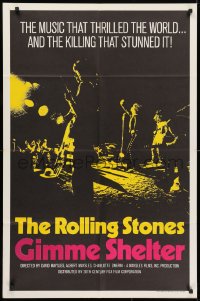 3t327 GIMME SHELTER int'l 1sh 1971 Rolling Stones out of control rock & roll concert!
