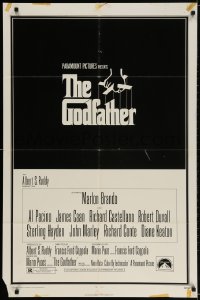 3t331 GODFATHER 1sh 1972 Francis Ford Coppola crime classic, great art by S. Neil Fujita!