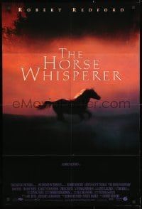 3t401 HORSE WHISPERER DS 1sh 1998 star & director Robert Redford, cool running horse image!