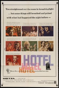 3t406 HOTEL 1sh 1967 from Arthur Hailey's novel, Rod Taylor, Catherine Spaak, Karl Malden