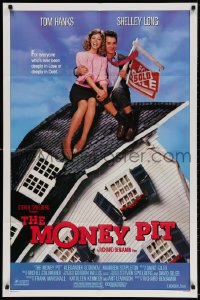 3t578 MONEY PIT 1sh 1986 Steven Spielberg, Tom Hanks & Shelley Long are deeply in love & debt!