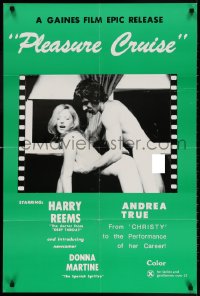 3t662 PLEASURE CRUISE 24x36 1sh 1974/1975 Andrea True, Donna Martine, erotic image with Harry Reems!