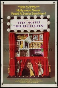 3t681 PRODUCERS 1sh 1967 Mel Brooks, Zero Mostel & Gene Wilder produce Broadway play!