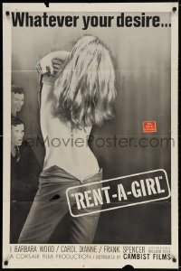 3t708 RENT-A-GIRL 1sh 1965 Barbara Wood, Carol Nadine, whatever your desire!