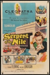 3t751 SERPENT OF THE NILE 1sh 1953 sexiest Rhonda Fleming as Egyptian queen Cleopatra!